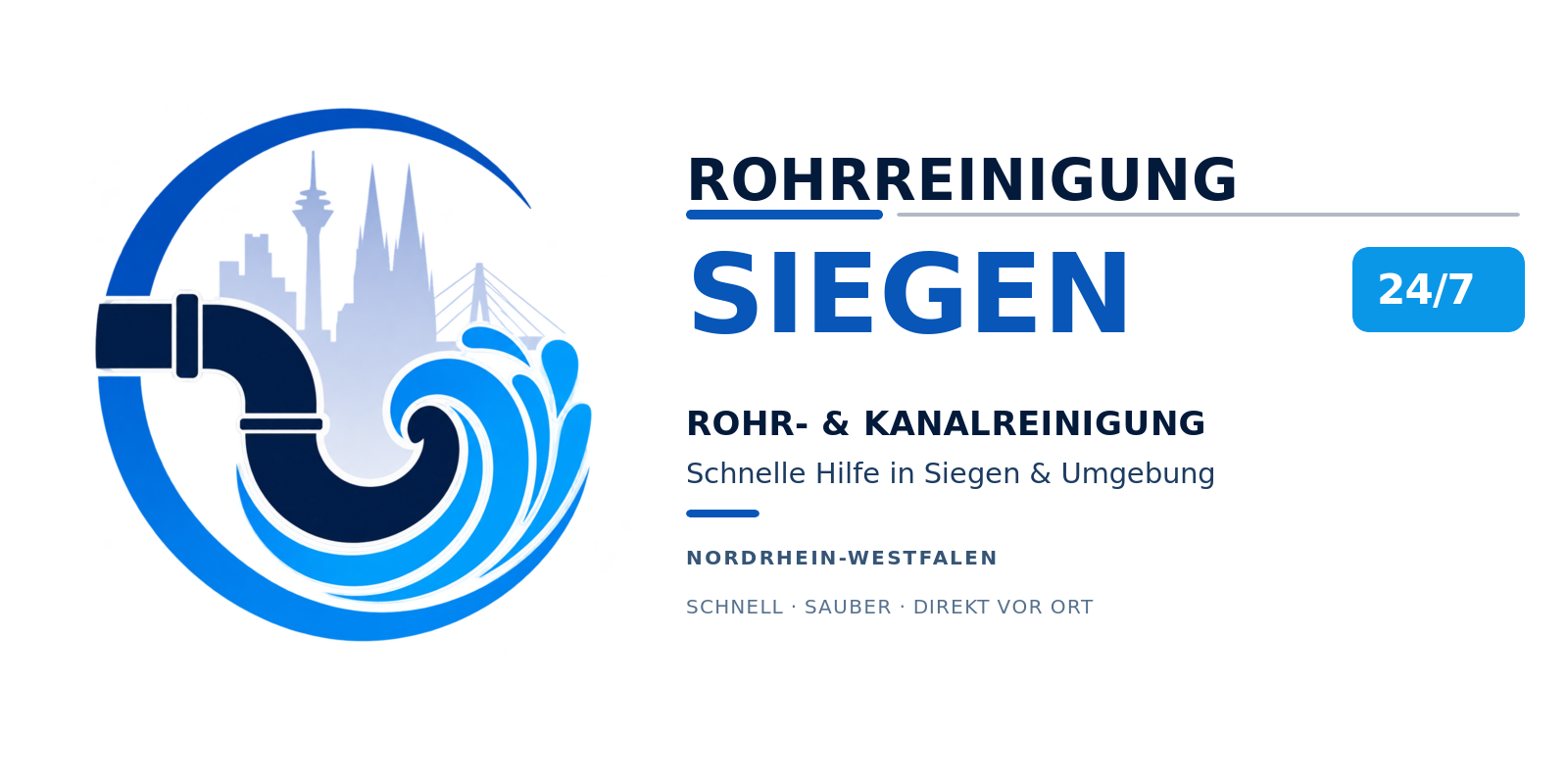 Siegen Rohrreinigung Kanalreinigung Notdienst Logo